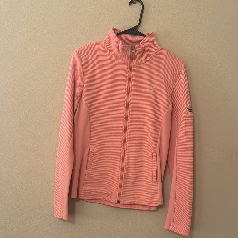 Straight Down Golf Swing Jacket Peach